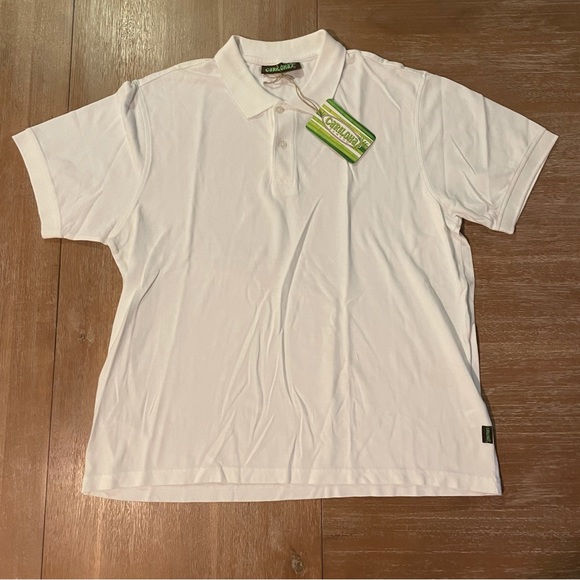 NWT Carolina Bamboo Men’s XL White Polo - Picture 2 of 4